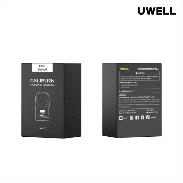 Uwell Caliburn G3 咖哩棒主機套裝 18W 智能輸出 750mAh