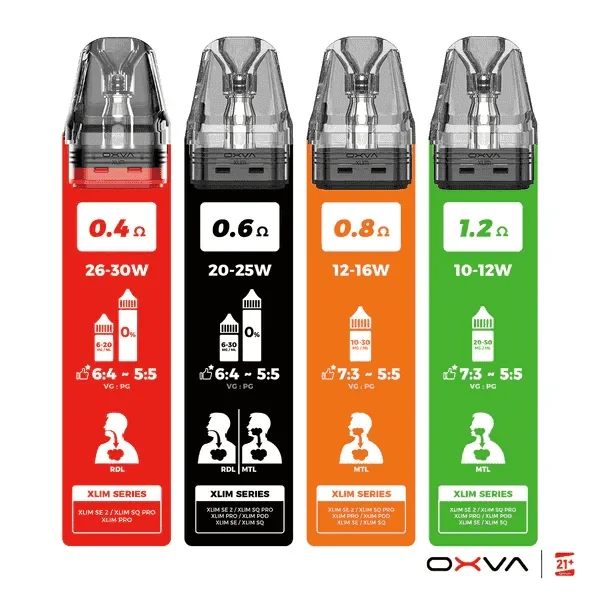 OXVA 小蠻牛通用空倉 原廠頂部注油 0.4/0.6/0.8/1.2Ω 四阻值可選